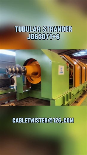 Boost your cable production with the robust 630/1+6 tubular strander