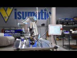 Collaborative Robot Performs Automatic Clip Insertion with Visumatic Feed and Install Technology