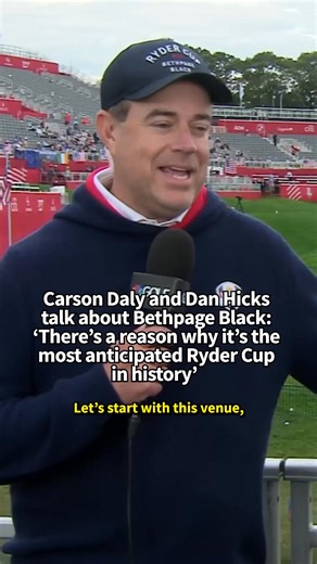 Live from Bethpage Black, TODAY's Carson Daly and NBC Sports' Dan Hicks talk about how this course will make for a special Ryder Cup. | Today Show