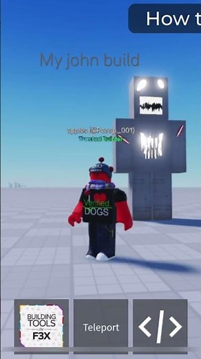 My john build in f3x build it go play the game it’s fun #roblox #f3x #gaming #john