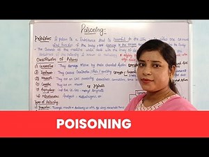 Poisoning | Definition | Classification | Types | Diagnosis | Treatment | D pharma 2nd year Hospital