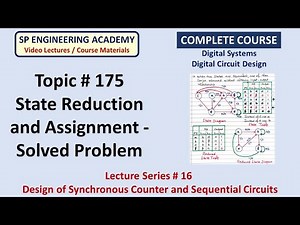 175 State Reduction and Assignment Solved Problem