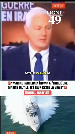 🚨"Iranian navy: Trump has destroyed a useless navy, they still have the real one"🚨