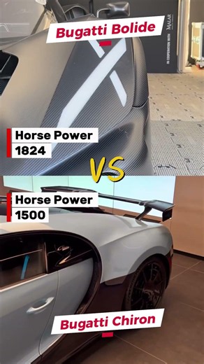 Bugatti Bolide vs Chiron 🤯 Track Monster vs Road King!