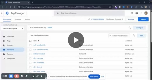Streamline GTM Variable Management with Instant Display | Bahar Uddin posted on the topic | LinkedIn
