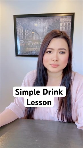 Simple drink lesson