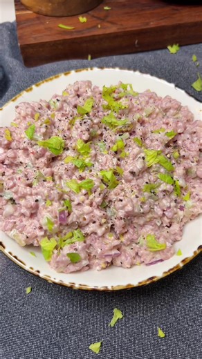 Ham Leftovers Recipe! This Hot Honey Ham Salad is the perfect mix of creamy, sweet, and spicy. Whether you’re serving it as a sandwich, dip, or a fun picnic spread, it’s a delicious way to use up leftover ham from the holidays. The addition of hot honey adds a modern kick to this old-school classic. #ham #salad #easyrecipe #quickrecipes #foodtiktok