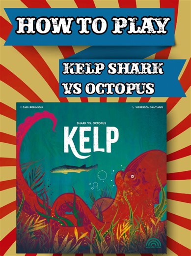 🦈🐙 Shark vs Octopus… Who Will Win? Dive into Kelp: Shark vs Octopus, the thrilling 2-player strategy game where one player hunts and the other hides! Outsmart your opponent with clever moves, surprise strikes, and epic confrontations under the sea. 🌊✨ Play as the Shark: roll dice, patrol currents, strike your prey, and track your elusive Octopus! Play as the Octopus: hide in the kelp, collect food, set traps and outwit the hunter! Every turn is a pulse-pounding battle of strategy, luck and ne