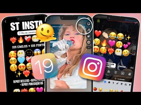 ST INSTA IOS ATUALIZADO 2026 INSTAGRAM estilo IPHONE com EMOJIS IOS + REPOST REELS IOS + NOVO REPOST