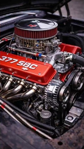Chevy 377 SBC v8 #engine #engines #v8