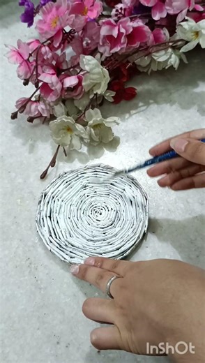 Create A Aesthetic Newspaper Plate 🧿 | Art | #painting #art