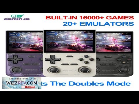 GAMINJA Open Source K36 Retro Handheld Video Game Console 16000 Games Emulator