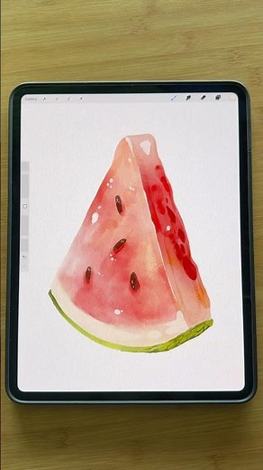 Procreate easy watercolor tutorial #procreatetutorials #procreate #beginnerarttips