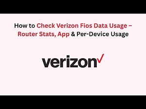 How to Check Verizon Fios Data Usage – Router Stats, App & Per-Device Usage