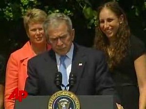 Bush Honors WNBA Champs