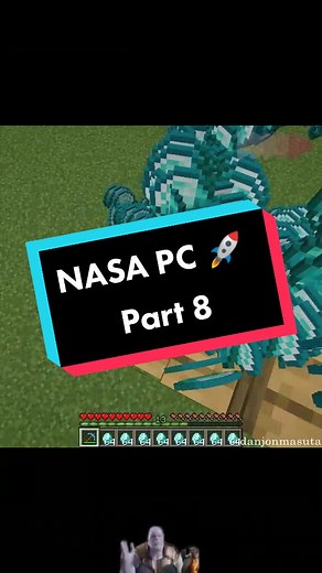 Pickaxe command is in the comments. Try it and see what happens #minecraft #minecrafthacks #nasapc #fyp #foryou