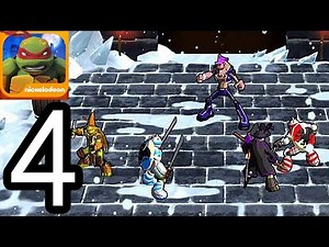 TMNT: Portal Power - iPhone Gameplay Walkthrough Part 4: Frost World