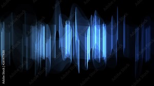 Abstract animated background simulating the effect of the northern lights