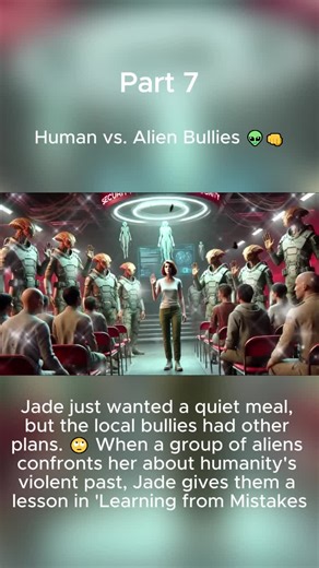 Alien Bully vs. Earth's Apex Predator 🔥 #HFY #HumanityFirst #ScifiStories #HumanNature #FYP