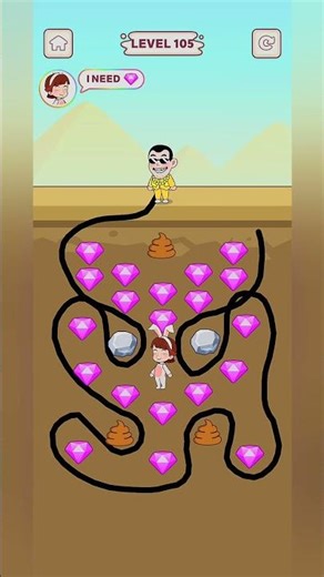 Pull The Gold 🥇 Level 105 #shorts #gaming