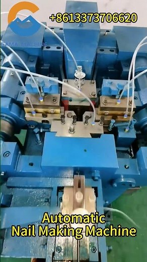 Automatic Nail Making Machine High Speed Wire Nail Production Process