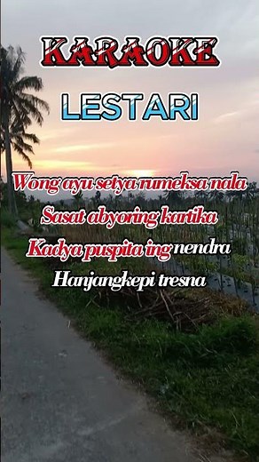 KARAOKE LESTARI Niken Salindry | Tanpa Vokal & Lirik Full 🎤 #dangdut #karaoke #shorts