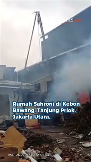 Rumah Ahmad Sahroni Dibongkar Usai Dijarah, Ini Penampakannya