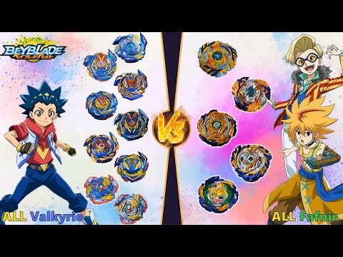 【Beyblade Burst BU ALL Valkyrie VS ALL Fafnir Relay Battle】 ベイブレードバースト 베이블레이드 버스트