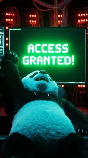Panda Hacker Says “Access Granted!”… Then Shuts Everything Down! | Nebula Shots