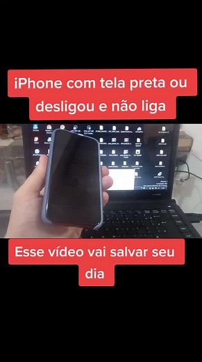 Solução para iPhones com Tela Preta Após Atualização