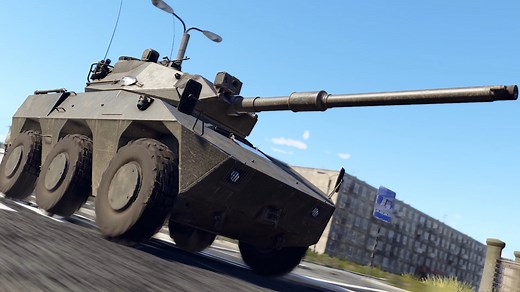 42K views · 535 reactions |  R400: An Event Vehicle for Germany. - High top speed - 105 mm gun with APFSDS, HESH and HEAT rounds - Wheeled chassis - Light armor - Thermal sight | War Thunder | Facebook