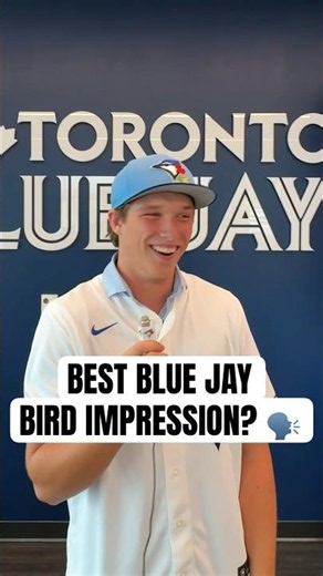 What does a Blue Jay sound like? 🤔 Get to know the newest members of our Toronto Blue Jays family🤣