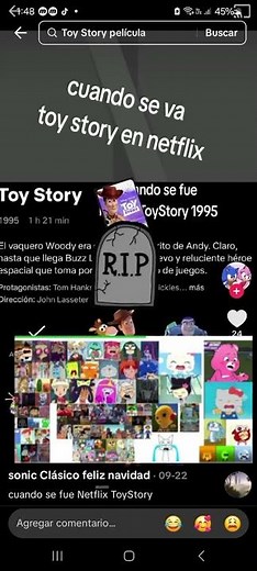 cuando se va toy story 1995 en netflix