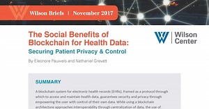 The Social Benefits of Blockchain for Health Data: Securing Patient Privacy and Control