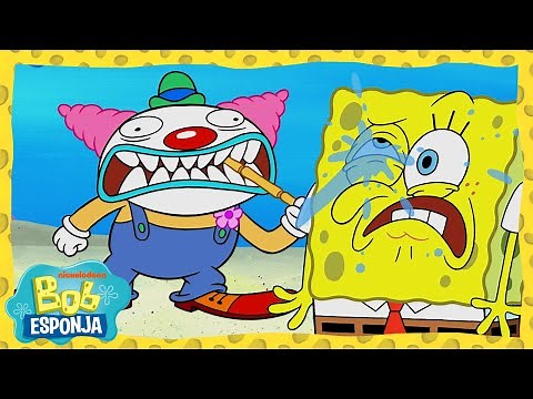 ¡Bob Esponja salva a un payaso! | Bob Esponja en Español