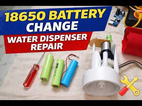 Water Dispenser Battery Change Using 18650 Cell | Easy DIY Fix
