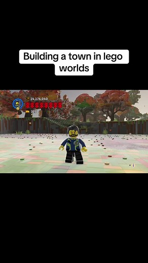 Building a Town in Lego Worlds | McDonald’s | Lego Builder Game