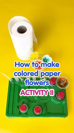 Part 2 of how to make colored paper flowers  Check out part 1 if you haven't already  . . . #paperflowers #science #artsandcrafts #kids #parenting #science4you | Science4you | Facebook