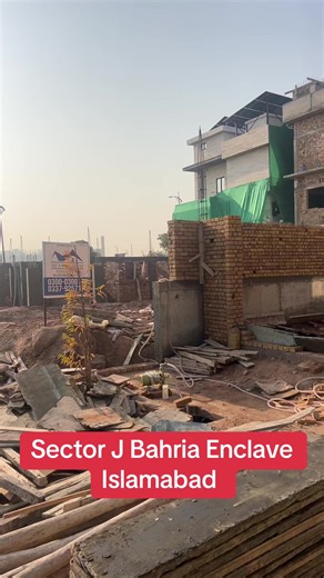 Shuttering Work Progress in Bahria Enclave Islamabad