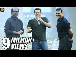 Salman Khan At Robot 2.0 First Look Launch Full Video HD - Rajinikanth, Akshay Kumar