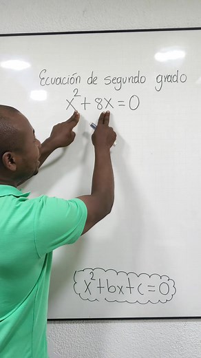 42K views · 953 reactions | En este video te explico cómo resolver una ecuación de segundo grado incompleta de la forma x² + bx =0 | Matematica paso a paso | Facebook