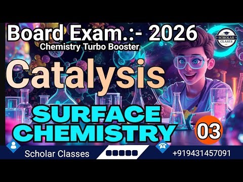 “Catalysis & Its Types Explained | Surface Chemistry Class 12 | Chemistry Turbo Booster”
