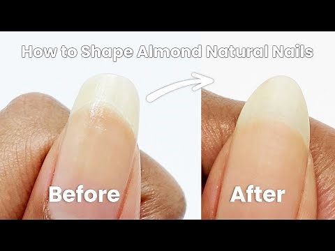 How to Shape Almond Natural Nails in 3 Easy Steps