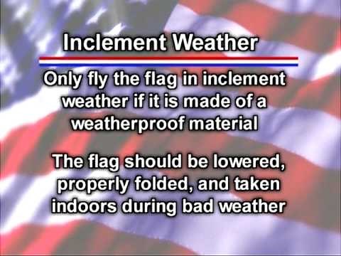 Flags, Flagpoles, and Flag Etiquette