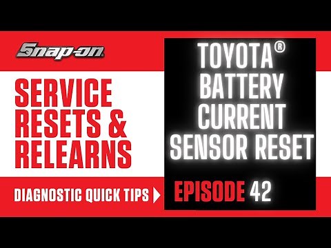 Toyota® Battery Current Sensor Reset | Service Reset & Relearn