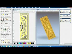 HOW TO MAKE TOOLPATH FOR WOODEN DOOR IN ARTCAM