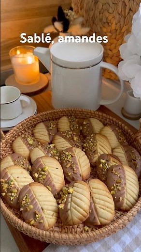 Recette sablés, amandes#recette #chorts #sablés#food