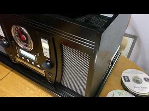 Victrola Aviator 8 in 1 record player cd radio cassette mp3 to computer convert USB port