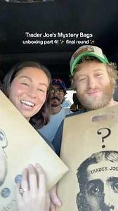 the unboxing part 4! ✨ final round✨ trader joes mystery bags & new bags we've never seen before!