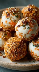 🔥🥕 No-Bake Cottage Cheese Carrot Cake Bites 🥕🍰 Guilt-free indulgence you've been craving! Cottage cheese carrots cinnamon blend into creamy no-bake energy bites — fridge 1 hour healthy dessert win that tastes like cheesecake! | Tasty Home Recipes